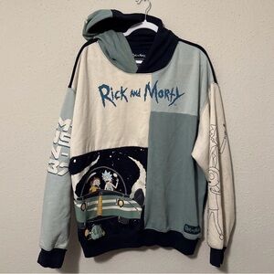 Rick And Morty Sweatshirt Hoodie Graphic Print Adult Unisex Size 2XL XXL